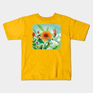 Summer bees! Kids T-Shirt